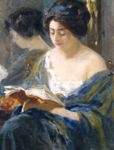 Ritratto della moglie che legge - 1910-14    - 