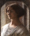 Artemisia controluce - 1907  Pastello e gessetti su carta, 42x49.5  - Museo di Arte Moderna e Contemporanea di Trento e Rovereto