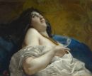 Cleopatra (Donna con calice) - 1870 ca  Olio su tela, 75x61  - Pinacoteca Givanni Zust, Rancate (Mendrisio)