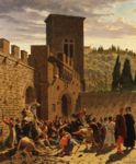 Il disseppellimento di Jacopo de Pazzi - 1864  Olio su tela, 145x121  - Galleria di Palazzo Pitti, Firenze