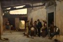 Il richiamo del contingente - 1869  Olio su tela, 123x183  - Cassa di Risparmio, Firenze
