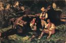 I legnaiuoli - 1878 ca  Olio su tela, 30x45  - Museo Pignatelli, Napoli