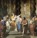 Presentazione di Ges al tempio -   Olio su tela, 680x720  - San Giovanni in Canale, Piacenza
