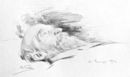 Filippo Carcano sul letto di morte - 1914    - Filippo Carcano pittore - 1916