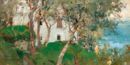Capri - 1915  Olio su tavola, 15.5x33.5  - Collezione privata