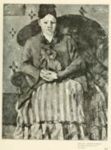 Ritratto della Sig.ra Cesanne - 1875    - Dedalo - Rassegna d'arte diretta da Ugo Ojetti, Milano-Roma, 1920