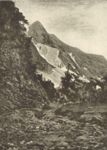 Guglielmo Ciardi - Paesaggio di montagna - 1874  