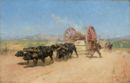Trasporto del fieno - 1881  Olio su tela, 45.5x71  - 