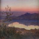 Speculum Dianae - Lago di Nemi - 1909  Olio su tela, 107x107  - Galleria d'Arte Moderna, Roma