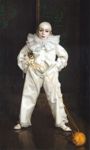 Bambino nel costume di Pierrot - 1897  Olio su tela, 136x107  - 