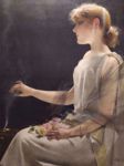 La vestale - 1900  Olio su tela, 82x65  - 