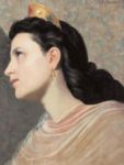 Busto femminile -   Olio su tela 42x34  - 