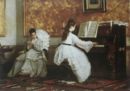 Al pianoforte - 1873  Olio su tavola 23x31  - 