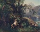 Scena araldica - 1878  Olio su cartone - cm 37x46  - Pinacoteca Comunale di Faenza