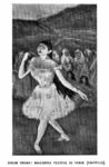 Ballerina vestita di verde -   Pastello  - Gli impressionisti francesi - 1908