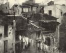 Via Margutta dallo studio del pittore -   Olio su tela, 60x49  - La raccolta Fiano - Galleria Pesaro - 1933