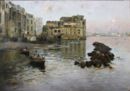 Palazzo Donn'Anna a Posillipo - 1893  olio su tela, 81.5x104.7  - Galleria Nazionale d'Arte Moderna, Roma