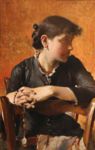Tentazione - 1883  Olio su tela, 72x45  - Museo Pignatelli, Napoli