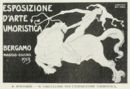 Cartellone esposizione umoristica - Bergamo 1913 -     - Emporium n 222 - Giugno 1913