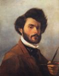 Autoritratto - 1854  Olio su tela, 59x47  - Galleria d'Arte Moderna Palazzo Pitti, Firenze