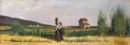 Acquaiole livornesi - 1865  Olio su tela, 38x119.5  - 