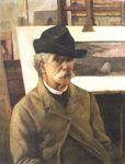 Autoritratto - 1894  Olio su tela - 70x55 cm  - Collezione Giustiniani, Firenze