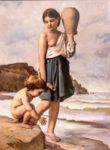 Bambini in spiaggia - 1867    - Museum Georg Schfer, Schweinfurt