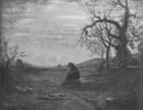 Antonio Fontanesi - La solitudine - 1875  Dipinto ad olio, 150x115