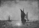 Antonio Fontanesi - Bassa marea - 1880  Dipinto ad olio, 110x80