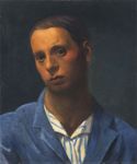 Autoritratto - 1921  Olio su tavola, 36x32  - Collezione privata