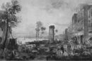 Paesane in piazza presso il mare -     - Bollettino d'Arte - Ottobre 1925