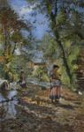 Brianza, Il ritorno -   Olio su tela, 125x80  - 