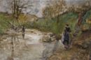 In Brianza - 1919  Olio su tela 102x152  - 