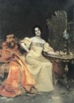 L'attrice Virginia Reiter - 1896  Olio su tela, 171.5x240  - Galleria d'Arte Moderna, Torino