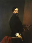Autoritratto a cinquantasette anni - 1848  Olio su tela, 124x94  - Pinacoteca di Brera, Milano
