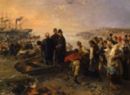 La partenza da Quarto - 1860  Olio su tela  - 