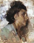 Figura femminile -   Olio su tela, 49x38  - Fondazione Cassa di Risparmio, Trieste