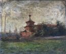 La Bovisa, Milano - 1897  Olio su cartone - cm. 25x30  - Collezione privata