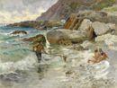 I figli del mare -   Olio su tela, 60.5x80  - 