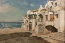 Case bianche, Marina Grande di Capri - 1882  Olio su tela, 41x61  - Galleria d'Arte Moderna, Palermo