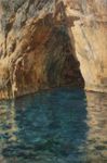 La grotta azzurra -   Olio su tela, 35x50  - Galleria d'Arte Moderna, Palermo