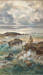 Il pescatore di aragoste - 1885 ca  Olio su tavola, 78x46  - 