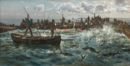La pesca del tonno a Favignana - 1887  Olio su tela, 187x96  - Collezione Banco di Sicilia, Palermo