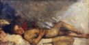 Bambina nuda - 1870-80  Olio su tela 112x56  - Galleria d'Arte Moderna, Milano