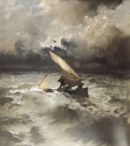 Burrasca in mare - 1898  Olio su tela, 143x136  - Galleria d'Arte Moderna, Genova