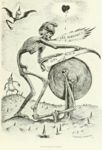 Danza macabra europea -   Litografia  - Emporium - n° 244 Aprile 1915