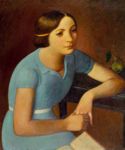 Bambina - 1932  Olio su tavola, 71x60  - 