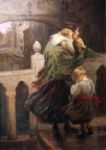 Sospiri -   Olio su tela, 111x78  - Raccolte Frugone, Genova