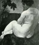 Umberto Moggioli - Nudo femminile -   