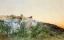 L'amore degli Angeli - 1892  Olio su tela, 71x112  - 